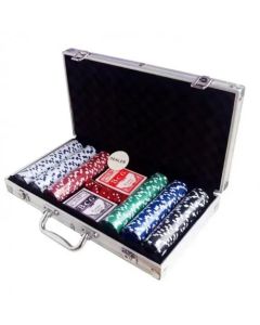 Настільна гра Покер у алюмінієвому кейсі 300 фішок