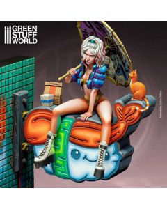 Мініатюра Green Stuff World: Neko Galaxy - Misty: Neon City Lunch Break
