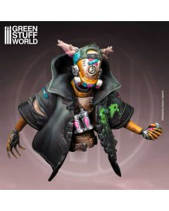 Мініатюра 1/10 Green Stuff World: Neko Galaxy - Zyl-02 Bust