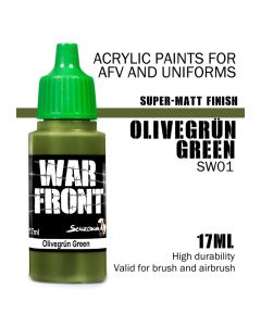 Акрилова фарба Scale 75: Warfront: Olivegrun Green (17ml)