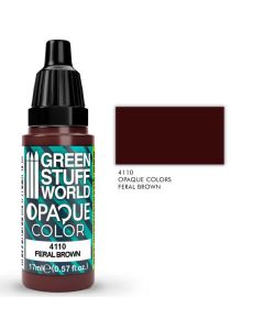Акрилова фарба Green Stuff World Opaque Colors: Feral Brown (17ml)