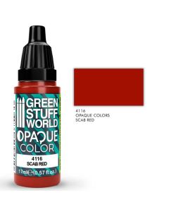 Акрилова фарба Green Stuff World Opaque Colors: Scab Red (17ml)