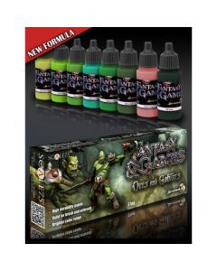 Набір акрилових фарб Scale 75: Fantasy & Games: Orcs and Goblins (8x17 ml)