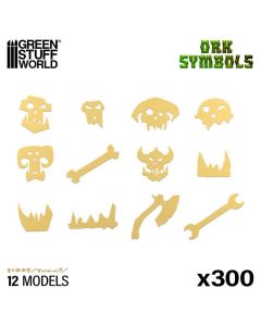 Елементи декору Green Stuff World: Ork Runes and Symbols