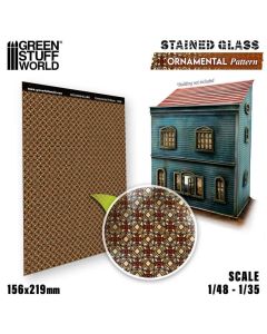 Вітражне скло Green Stuff World: Ornamental Pattern Stained Glass