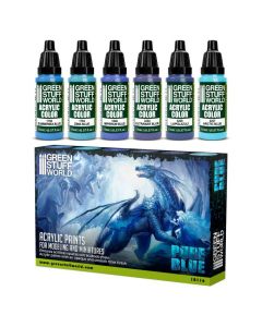 Набір акрилових фарб Green Stuff World: Paint Set - Pure Blue