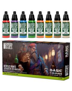 Набір акрилових фарб Green Stuff World: Paint Set - Basic Colors 02