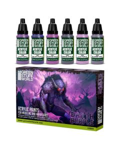 Набір акрилових фарб Green Stuff World: Paint Set - Darth Purple