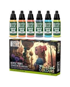 Набір акрилових фарб Green Stuff World: Paint Set - Pastel Colors