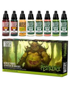 Набір акрилових фарб Green Stuff World: Paint Set - Pestilence