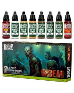 Набір акрилових фарб Green Stuff World: Paint Set - Undead