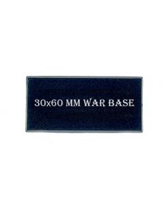 Прямокутна підставка для мініатюр War Base 30х60 мм