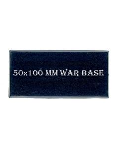 Прямокутна підставка для мініатюр War Base 50х100 мм