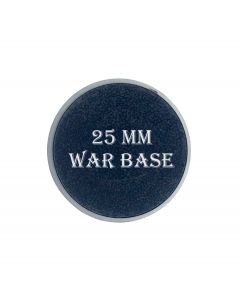 Кругла підставка для мініатюр War Base 25 мм
