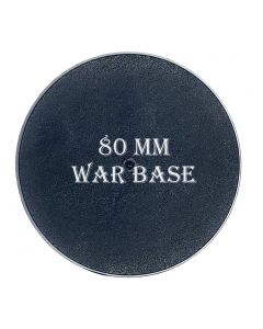 Кругла підставка для мініатюр War Base 80 мм