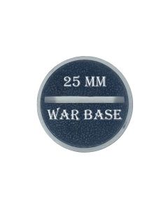 Кругла підставка для мініатюр з отвором War Base 25 мм