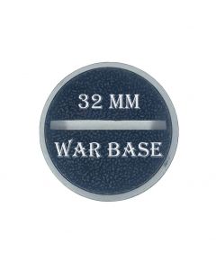 Кругла підставка для мініатюр з отвором War Base 32 мм