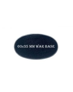 Овальна підставка для мініатюр War Base 60х35 мм