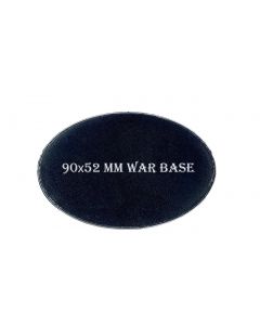 Овальна підставка для мініатюр War Base 90х52 мм