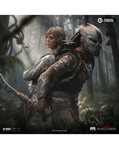 Колекційна статуетка Iron Studios: Statue Predator Dek & Thia - Predator: Badlands - Art Scale 1/10