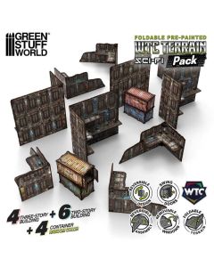 Набір WTC террейну Green Stuff World: Pre-Painted Foldable WTC Terrain Pack - Sci-fi