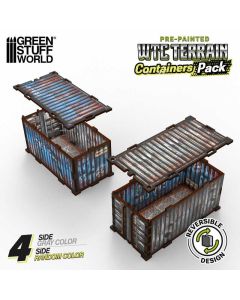 Набір WTC контейнерів Green Stuff World: Pre-painted WTC container (Pack x4)
