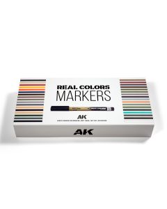 Набір акрилових маркерів AK Interactive Real Colors Markers Set: Special Box Rc Markers