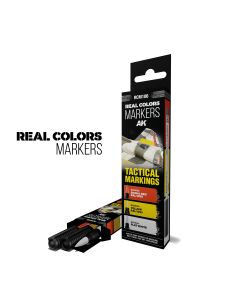 Набір акрилових маркерів AK Interactive Real Colors Markers Set: Tactical Markings