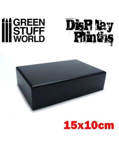 Деревʼяна підставка для мініатюр Green Stuff World: Rectangular Plinth 15x10 cm