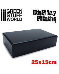 Деревʼяна підставка для мініатюр Green Stuff World: Rectangular Plinth 25x15 cm