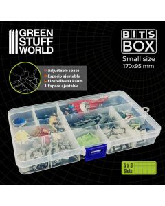 Органайзер для транспортування дрібних деталей Green Stuff World: Storage Bits Boxes S