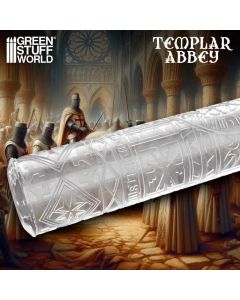 Текстурний валик Green Stuff World: Rolling Pin Templar Abbey