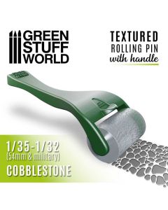 Текстурний валик з ручкою Green Stuff World: Rolling pin with Handle Cobblestone