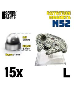 Набір обертальних магнітів Green Stuff World: Rotation Magnets - Size L