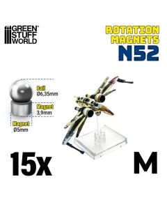 Набір обертальних магнітів Green Stuff World: Rotation Magnets - Size M