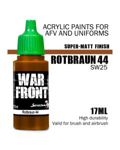 Акрилова фарба Scale 75: Warfront: Rotbraun 44 (17ml)