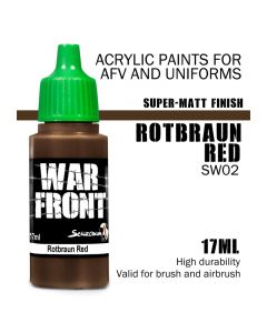 Акрилова фарба Scale 75: Warfront: Rotbraun Red (17ml)