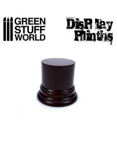 Деревʼяна підставка для мініатюр Green Stuff World: Round Display Plinth 4.5 cm - Hazelnut Brown