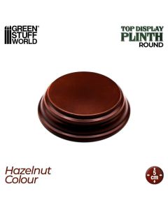 Деревʼяна підставка для мініатюр Green Stuff World: Round wood display bases 5x5 cm - Hazelnut