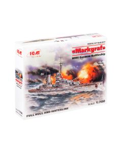 Збірна модель корабля ICM: Лінкор “Markgraf”