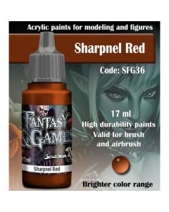 Акрилова фарба Scale 75: Fantasy & Games: Sharpnel Red (17ml)