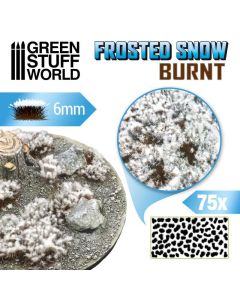 Пучки квітів Green Stuff World: Shrubs Tufts - 6mm Frosted Snow - Burnt