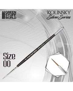 Пензлик Green Stuff World: Silver Series Kolinsky Brush - Size 00