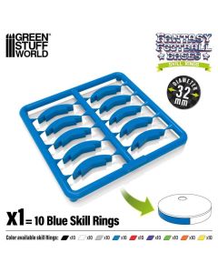 Набір кілець для підставок Green Stuff World: Skill Ring 32mm Blue