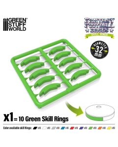 Набір кілець для підставок Green Stuff World: Skill Ring 32mm Green