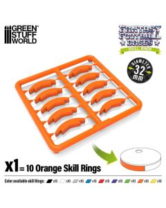 Набір кілець для підставок Green Stuff World: Skill Ring 32mm Orange