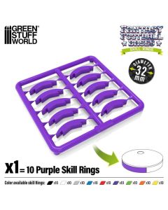 Набір кілець для підставок Green Stuff World: Skill Ring 32mm Purple