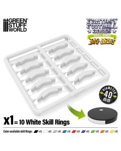 Набір кілець для підставок Green Stuff World: Skill Ring 40mm White