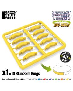 Набір кілець для підставок Green Stuff World: Skill Ring 40mm Yellow