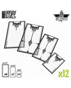 Набір WTC підставок для террейну Green Stuff World: Skull Glasspack Footprints Wh40k Compatible